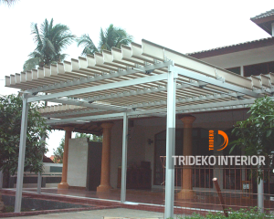 Atap Buka Tutup Lovera untuk Carport